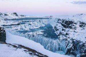 Gullfoss-Waterfall-Winter