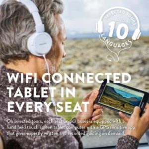 wifi connected tablet in every seat