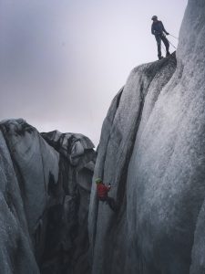 Skaftafell ice climbing