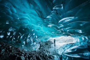 Skaftafell blue ice cave